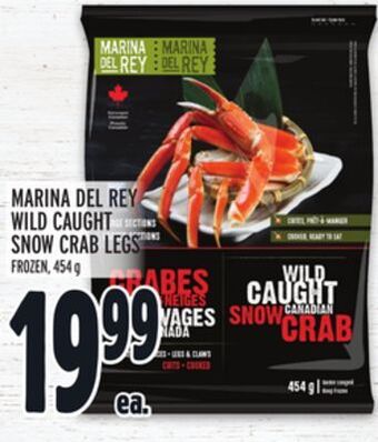 Metro Marina del rey wild caught snow crab legs offer
