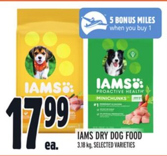 Metro Iams dry dog food offer