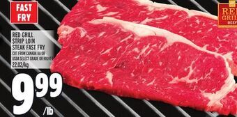 Metro Red grill strip loin steak fast fry offer