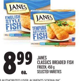 Metro Janes classics breaded fish offer