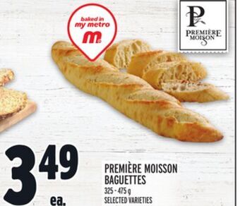 Metro Première moisson baguettes offer