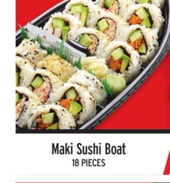 Metro Maki sushi boat offer
