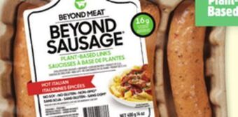 Metro Beyond plant based sausages offer