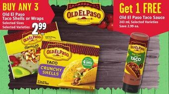 Metro Get 1 free old el paso taco sauce offer
