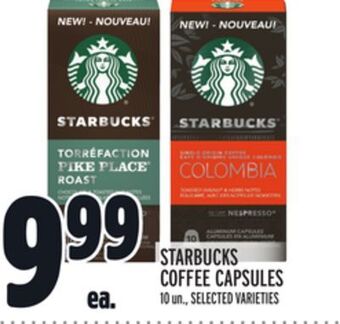 Metro Starbucks coffee capsules offer
