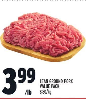 Metro Lean ground pork value pack offer
