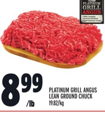Metro Platinum grill angus lean ground chuck offer