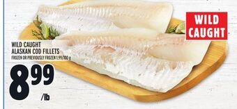 Metro Wild caught alaskan cod fillets offer