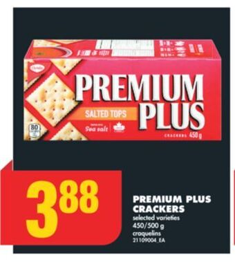 No Frills Premium plus crackers, 450/500 g offer