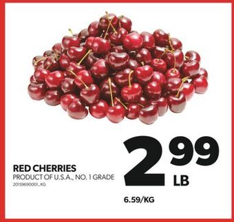 Real Canadian Superstore Red cherries offer