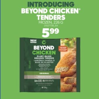 Real Canadian Superstore Beyond chicken® tenders, 226 g offer
