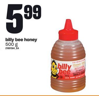 Loblaws Billy bee honey, 500 g offer