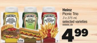 Real Canadian Superstore Heinz picnic trio, 3 x 375 ml offer