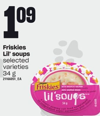 Loblaws Friskies lil' soups, 34 g offer