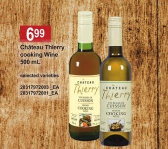 Loblaws Château thierry cooking wine, 500 ml offer