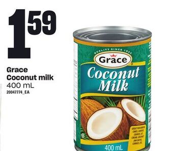 Loblaws Grace coconut milk, 400 ml offer
