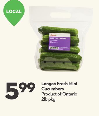 Longo's Longo's fresh mini cucumbers offer