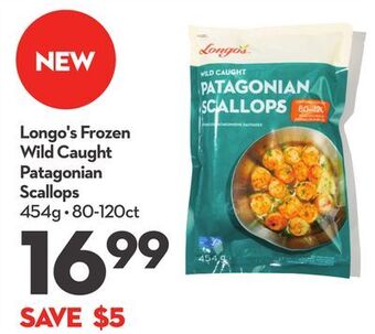Longo's Longo's frozen wild caught patagonian scallops offer