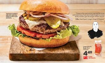 Longo's Longo's brioche burger buns offer