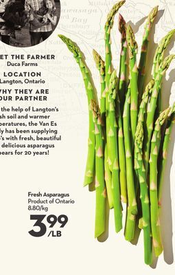 Longo's Fresh asparagus offer