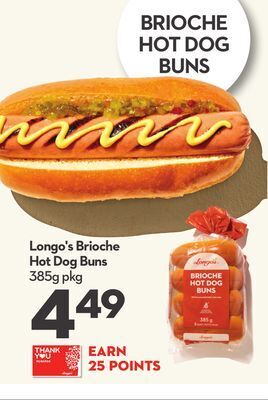 Longo's Longo's brioche hot dog buns offer