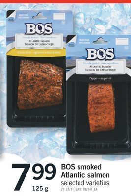 Fortinos Bos smoked atlantic salmon,125 g offer