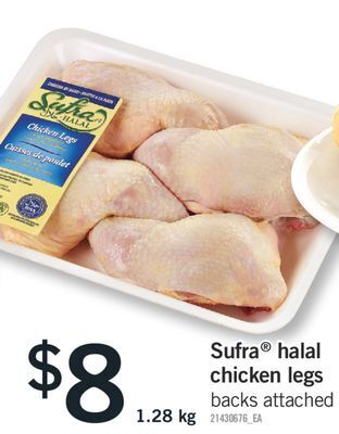 Fortinos Sufra® halal chicken legs offer