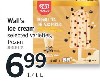 Fortinos Wall's ice cream, 1.41 l offer