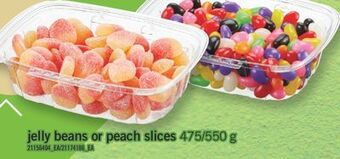Fortinos Jelly beans or peach slices, 475/550 g offer