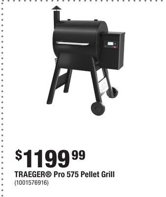 Home Depot Traeger® pro 575 pellet grill offer