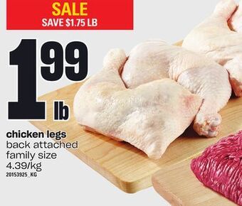 Independent Grocer Chicken legs offer