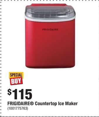 Home Depot Frigidaire® countertop ice maker offer