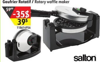 Sushi Shop Salton rotary waffle maker offer