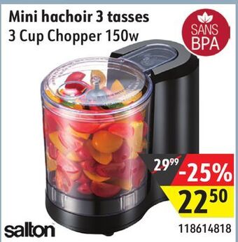 Sushi Shop Salton 3 cup chopper 150w offer