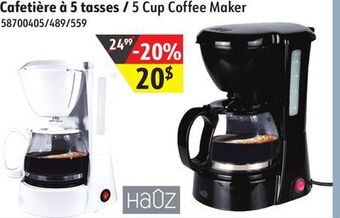 Sushi Shop Hauz 5 cup coffee maker offer