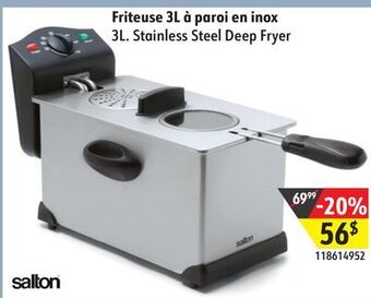 Sushi Shop Salton 3l. stainless steel deep fryer offer