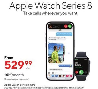 Staples Apple watch series 8 offer