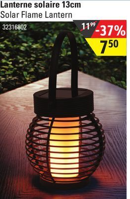 Sushi Shop Solar flame lantern offer