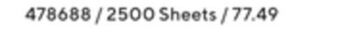 Staples Staples fsc-certified laser paper - 2500 sheets offer