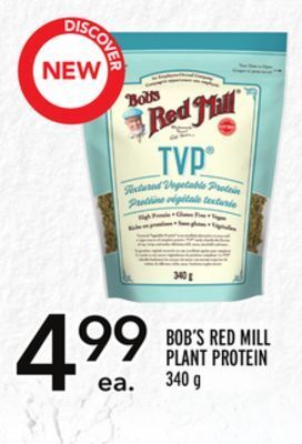 Metro Bob's red mill plant protein offer