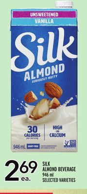 Metro Silk almond beverage offer
