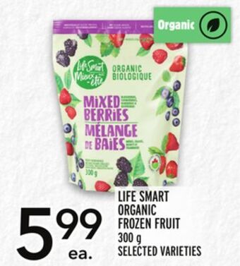 Metro Life smart organic frozen fruit offer