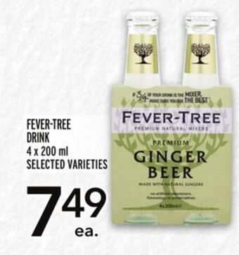 Metro Fever-tree drink offer