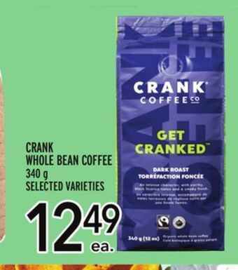 Metro Crank whole bean coffee offer