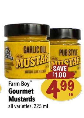 Farm Boy Farm boy™ gourmet mustards offer