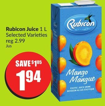 FreshCo Rubicon juice 1l selected varieties offer