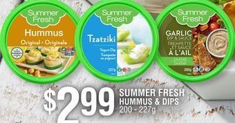 FreshCo Summer fresh hummus & dips 200 - 227g offer