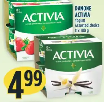 Marché Adonis Danone activia yogurt offer