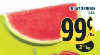 Marché Adonis Cut watermelon offer