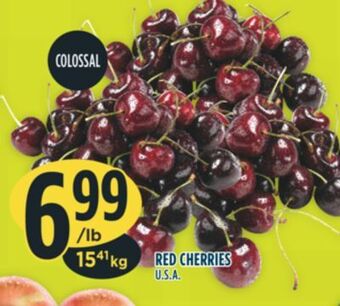 Marché Adonis Red cherries offer